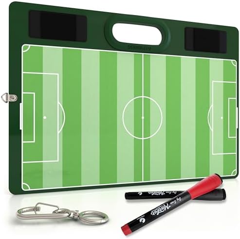 Soccer Dry Erase Coaching Whiteboard 15"x10.5" with 2 Markers
