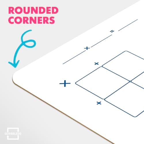 Dry Erase Ten Frame Area Model Board 9" x 12" Double Sided