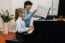 9" X 12" Double Sided Dry Erase Music Staff Whiteboard Lapboard