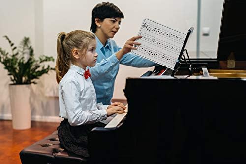 9" X 12" Double Sided Dry Erase Music Staff Whiteboard Lapboard