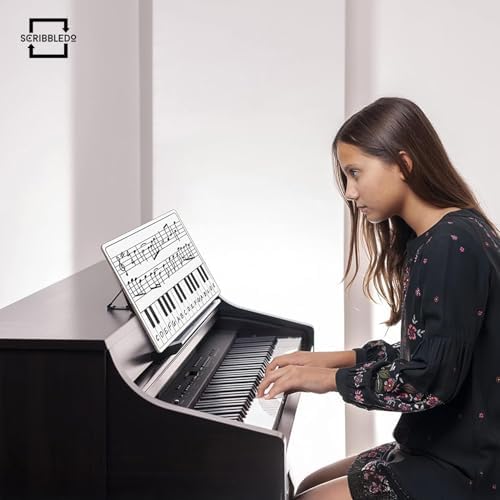 10 Pack 11x14 Double Sided Piano Keyboard Music Staff Whiteboards