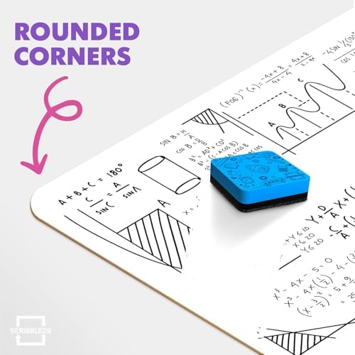 12 Pack Mini Dry Erase Whiteboards 9"x12" Double Sided