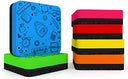 Scribbledo 6 Pack Magnetic Dry Erase Erasers - Assorted Colors Magnetic