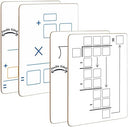 Dry Erase Double Sided Division Chart Whiteboard 9x12Inch