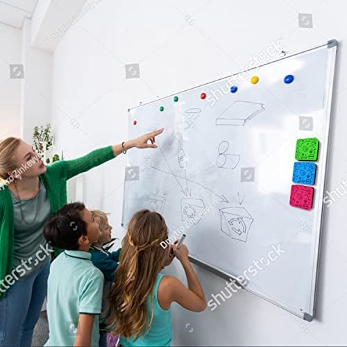 30 Pack Dry Erase Erasers Assorted Colors Magnetic