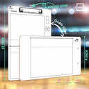 Volleyball Rotation Wheel Dry Erase Board 15x9 Inch