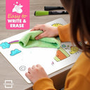 Double Sided Lined Dry Erase Boards 9x12 (10 Pack)