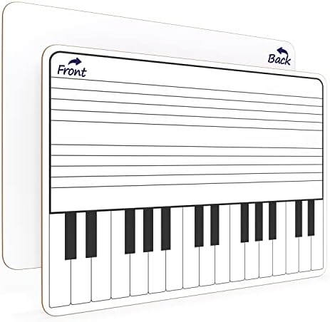 11x14 Keyboard Practice Double Sided Dry Erase Lapboard