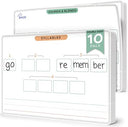 Elkonin Boxes Dry Erase Sheets 9”x12” 10 Pack