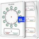 Telling Time Dry Erase Learning Clocks (10 Pack)