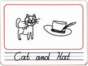10 Pack Double Sided 9”x12” Story Lined Dry Erase Boards + Erasers