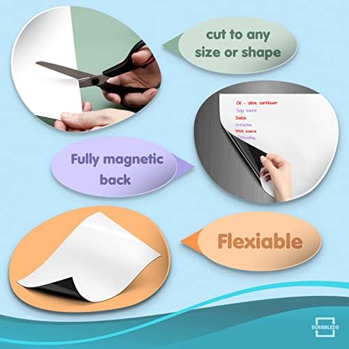 Dry Erase Magnetic Fridge Whiteboard 11"x17