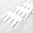 9”x12” Small White Board Dry Erase Sheets (10 Pack)