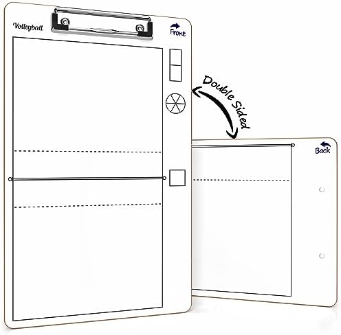 Volleyball Dry Erase Rotation Board 15x9 Inch