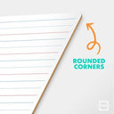 Handheld Lined Dry Erase Boards (5 Pack)