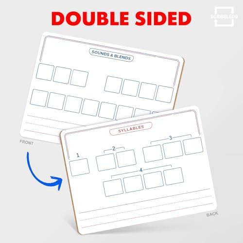 Elkonin Boxes Dry Erase Board 9x12 Inch