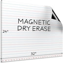 30”x24” Magnetic Dry Erase Lined Notebook Paper