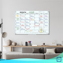 Magnetic 24”x36” Dry Erase Glass Whiteboard with Marker Tray