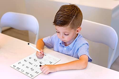 Dry Erase Alphabet Tracing Board 9x12 inch (2 Pack)