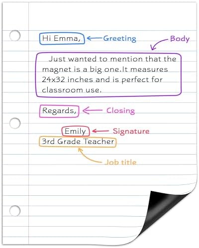 24” x 30” Dry Erase Magnetic Lined Paper