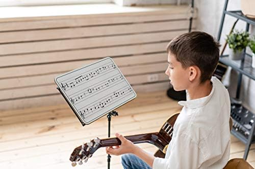 9" X 12" Double Sided Dry Erase Music Staff Whiteboard Lapboard