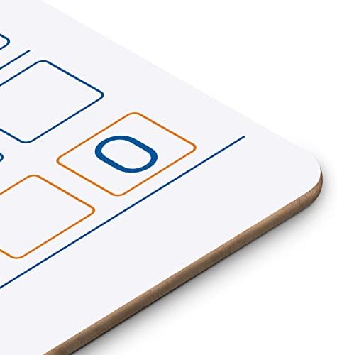 Dry Erase Long Multiplication Board 9"x12" Double Sided 2x1 & 2x2 Digit Multiplication