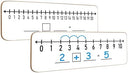 2 Pack Dry Erase Number Line Lapboard 4x12 Double Sided 0-10/0-20
