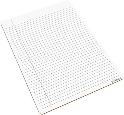 Dry Erase Notebook College Ruled 9"x12" Double Sided