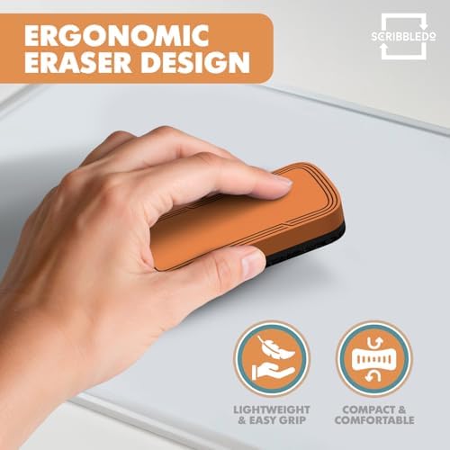 Boho Magnetic Dry Erase Eraser 2x4 Inch 2 Pack