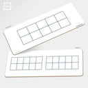 Double Sided 4" x 12" Dry Erase Ten Frame Board