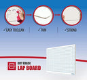 9" x 12" Double Sided Dry Erase Graph Whiteboard