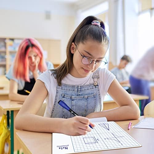 11"x14" Double Sided Dry Erase Graph Grid Whiteboard