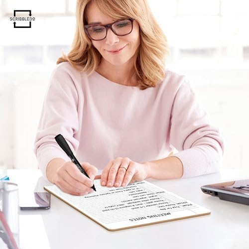 Dry Erase Notebook College Ruled 9"x12" Double Sided