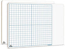 11"x14" Double Sided Dry Erase Graph Grid Whiteboard