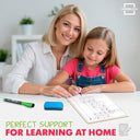 11”x14” Double-Sided Division Dry Erase Board with Boxed Layout 2-Digit Divisors