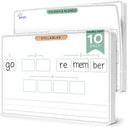 Elkonin Boxes Dry Erase Sheets 9”x12” 10 Pack