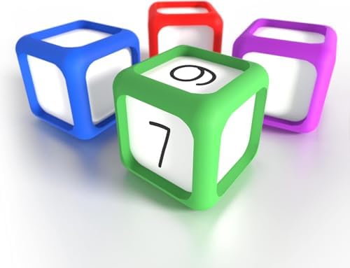 Dry Erase Blank Pocket Dice 2x2 Inches (4 Pack)