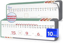 Dry Erase Negative Number Line Sheets 4”x12” (10 Pack)