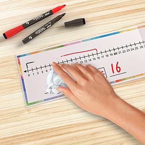 0-100 Dry Erase Number Line Board, Double Sided, 4 Feet, with Marker
