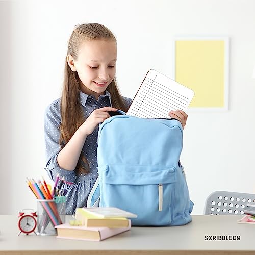 5"x7" Dry Erase College Ruled Notebook & Whiteboard (2 Pack)