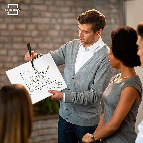 Dry Erase Whiteboard Lapboard 11" x 14" Double Sided