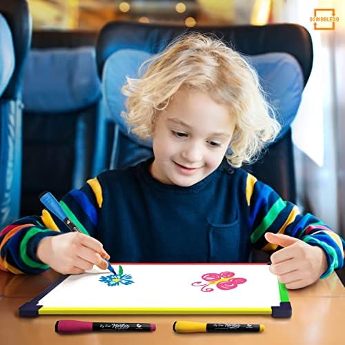 5 Pack 9"x12" Magnetic Mini Dry Erase Boards with Erasers