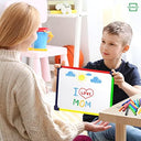 5 Pack 9"x12" Magnetic Dry Erase White Boards with Erasers
