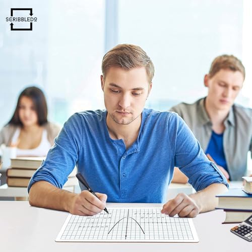 Double Sided Dry Erase XY Axis Coordinate Plane Lap Boards (5 Pack)