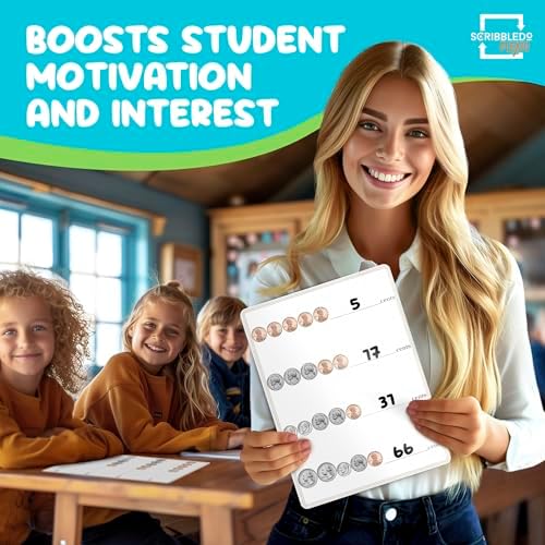 9”x12” Small White Board Dry Erase Sheets (10 Pack)