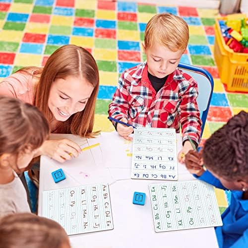 Dry Erase Alphabet Tracing Board 9x12 inch (2 Pack)