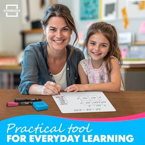 Dry Erase Ten Frame Area Model Board 9" x 12" Double Sided