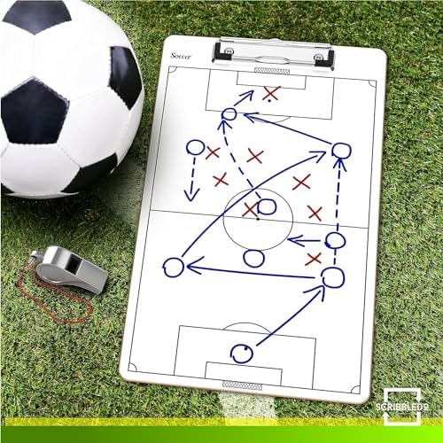 Soccer Dry Erase Coaching Board 15"x9