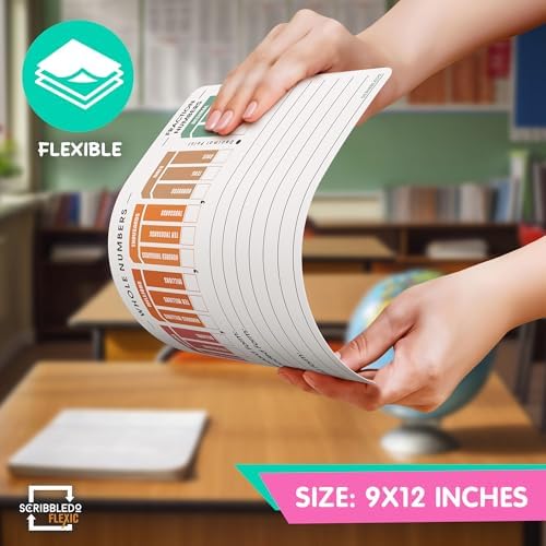 Place Value Chart 9x12 Dry Erase Sheets (10 Pack)