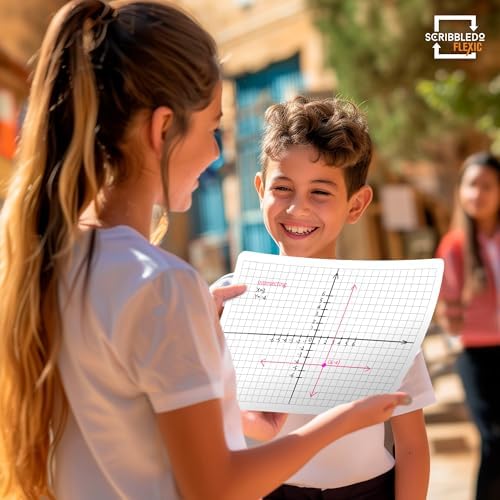 XY Graph Dry Erase Sheets 9"x12" (10 Pack)